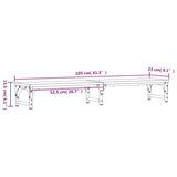 Monitor Stand Sonoma Oak 105x23x15.5 cm Engineered Wood