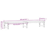 Monitor Stand Sonoma Oak 105x23x15.5 cm Engineered Wood - Extra Image