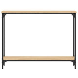 Console Table Sonoma Oak 100x22.5x75 cm Engineered Wood