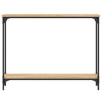 Console Table Sonoma Oak 100x22.5x75 cm Engineered Wood