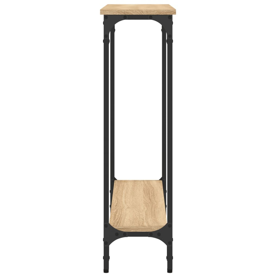 Console Table Sonoma Oak 75x22.5x75 cm Engineered Wood
