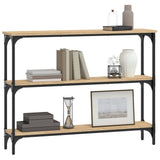 Console Table Sonoma Oak 100x22.5x75 cm Engineered Wood