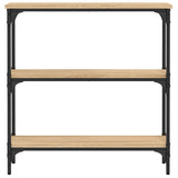 Console Table Sonoma Oak 75x22.5x75 cm Engineered Wood