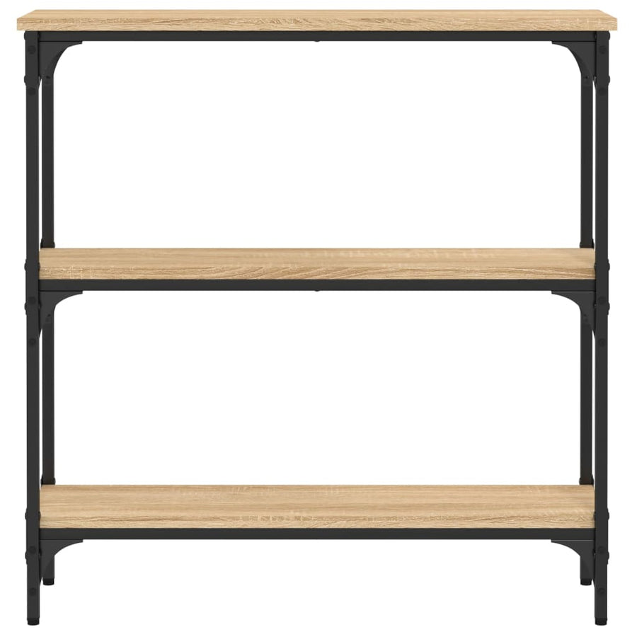 Console Table Sonoma Oak 75x22.5x75 cm Engineered Wood