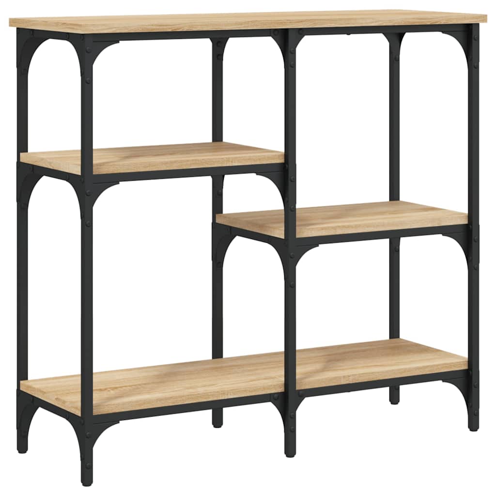 Console Table Sonoma Oak 80x29x75 cm Engineered Wood