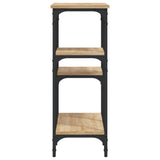Console Table Sonoma Oak 80x29x75 cm Engineered Wood