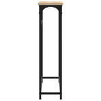 Console Table Sonoma Oak 75x19.5x75 cm Engineered Wood