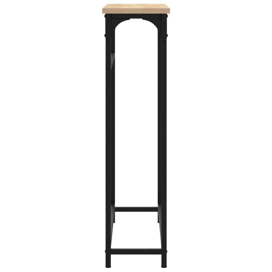 Console Table Sonoma Oak 75x19.5x75 cm Engineered Wood