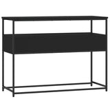 Console Table Black 100x40x75 cm Engineered Wood - Low Angle