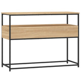 Console Table Sonoma Oak 100x40x75 cm Engineered Wood - Low Angle
