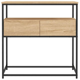Console Table Sonoma Oak 75x40x75 cm Engineered Wood