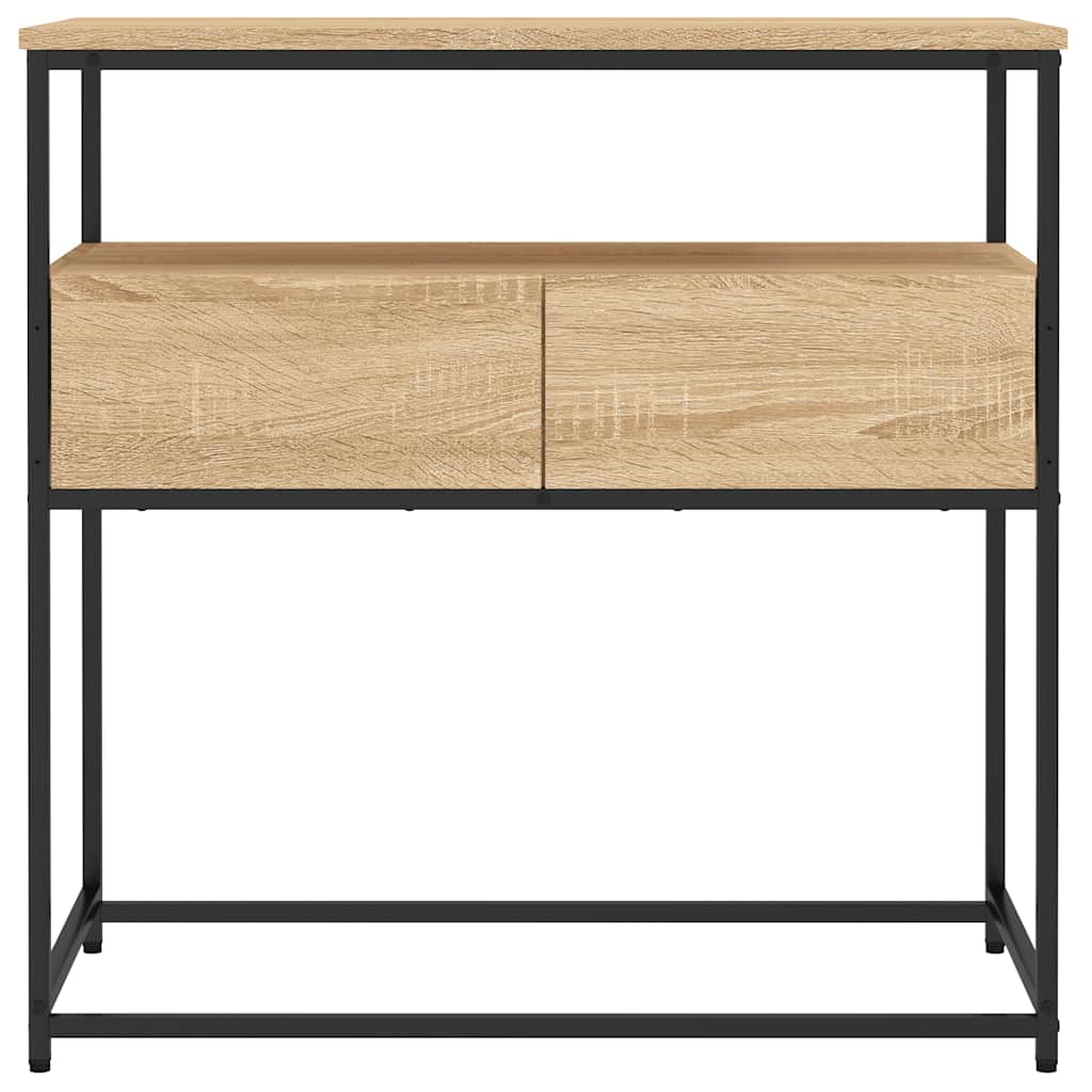 Console Table Sonoma Oak 75x40x75 cm Engineered Wood