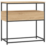 Console Table Sonoma Oak 75x40x75 cm Engineered Wood - Low Angle