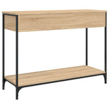 Console Table Sonoma Oak 100x34.5x75 cm Engineered Wood - Low Angle