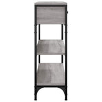 Console Table Grey Sonoma 72.5x25x75 cm Engineered Wood
