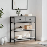 Console Table Grey Sonoma 72.5x25x75 cm Engineered Wood