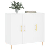 Sideboard White 90x34x80 cm Engineered Wood - Extra Image