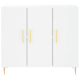 Sideboard White 90x34x80 cm Engineered Wood - Top-Down View