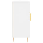 Sideboard White 90x34x80 cm Engineered Wood