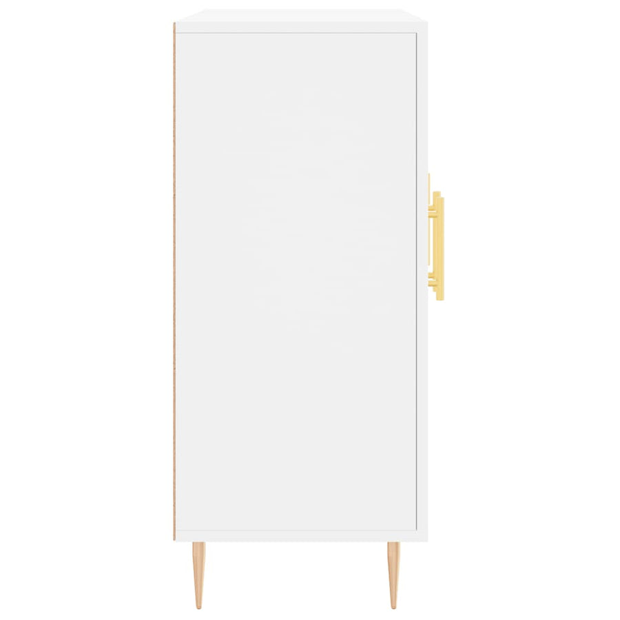 Sideboard White 90x34x80 cm Engineered Wood