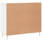 Sideboard White 90x34x80 cm Engineered Wood