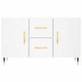 Sideboard White 100x36x60 cm Engineered Wood - Rear View