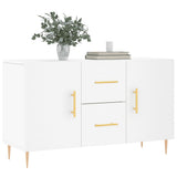 Sideboard White 100x36x60 cm Engineered Wood - Side View