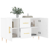 Sideboard White 100x36x60 cm Engineered Wood - Top-Down View