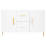 Sideboard White 100x36x60 cm Engineered Wood - Rear View