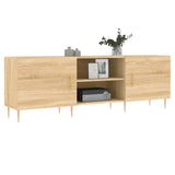 TV Cabinet Sonoma Oak 150x30x50 cm Engineered Wood - Side View