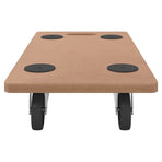 Dolly Trolleys 2 pcs Rectangular Engineered Wood
