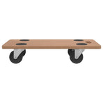 Dolly Trolleys 2 pcs Rectangular Engineered Wood