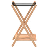 Luggage Rack 68x38x58 cm Bamboo - Top-Down View