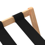 Luggage Rack 68.5x38x58 cm Bamboo - Rear View