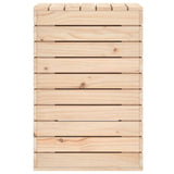 Laundry Basket 44x44x66 cm Solid Wood Pine - 45-Degree Angle