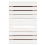 Laundry Basket White 44x44x66 cm Solid Wood Pine