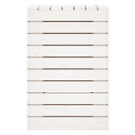 Laundry Basket White 44x44x66 cm Solid Wood Pine