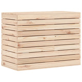 Laundry Basket 88.5x44x66 cm Solid Wood Pine - Front View