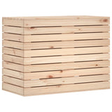 Laundry Basket 88.5x44x66 cm Solid Wood Pine - Close-Up Angle