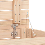 Laundry Basket 88.5x44x66 cm Solid Wood Pine - Low Angle
