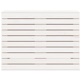 Laundry Basket White 88.5x44x66 cm Solid Wood Pine