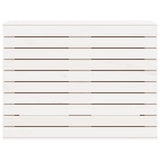 Laundry Basket White 88.5x44x66 cm Solid Wood Pine - 45-Degree Angle