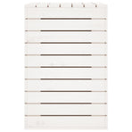 Laundry Basket White 88.5x44x66 cm Solid Wood Pine
