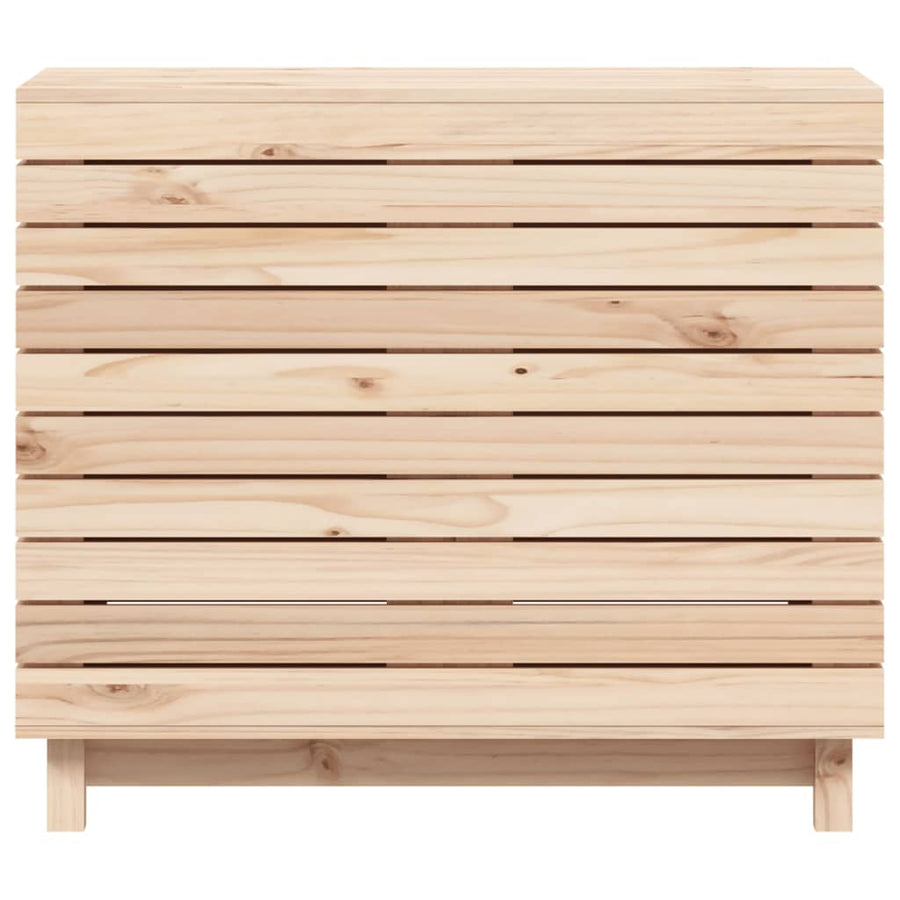 Laundry Basket 88.5x44x76 cm Solid Wood Pine