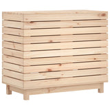 Laundry Basket 88.5x44x76 cm Solid Wood Pine - Close-Up Angle