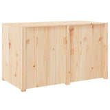 Outdoor Kitchen Cabinet MEPPEL 106x55x64 cm Solid Wood Pine - Rear View