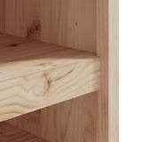Outdoor Kitchen Cabinet MEPPEL 106x55x64 cm Solid Wood Pine - Close-Up Angle