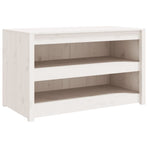 Outdoor Kitchen Cabinet MEPPEL White 106x55x64 cm Solid Wood Pine