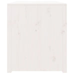 Outdoor Kitchen Cabinet MEPPEL White 106x55x64 cm Solid Wood Pine