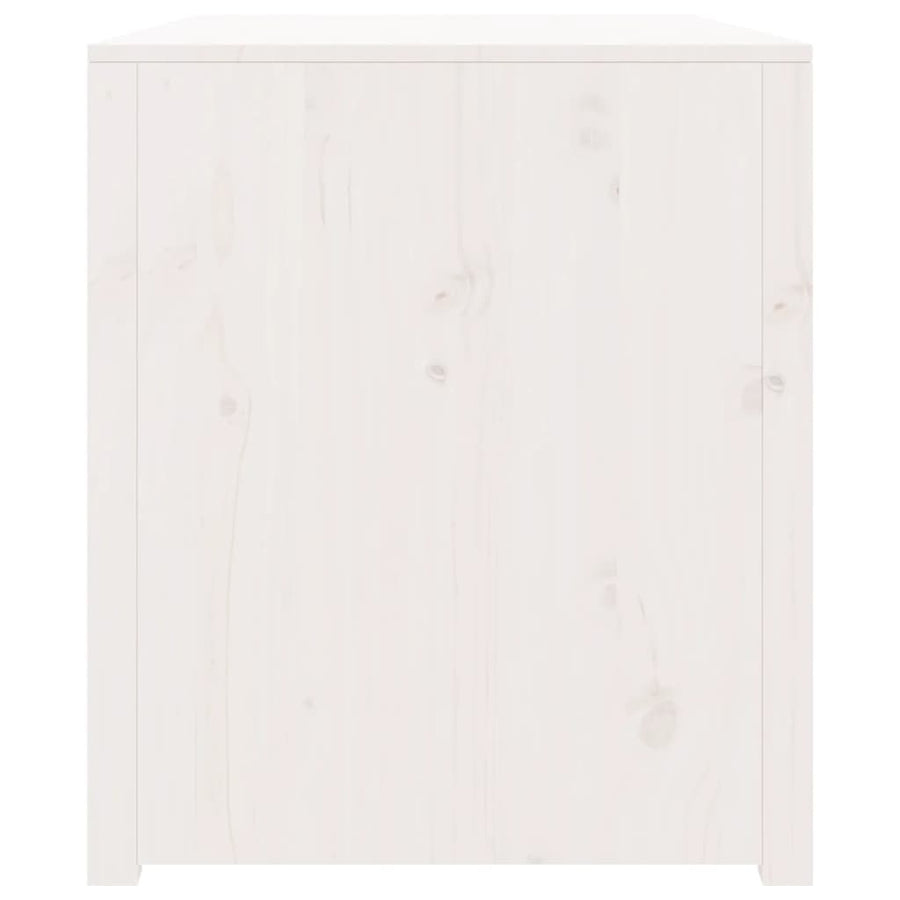 Outdoor Kitchen Cabinet MEPPEL White 106x55x64 cm Solid Wood Pine